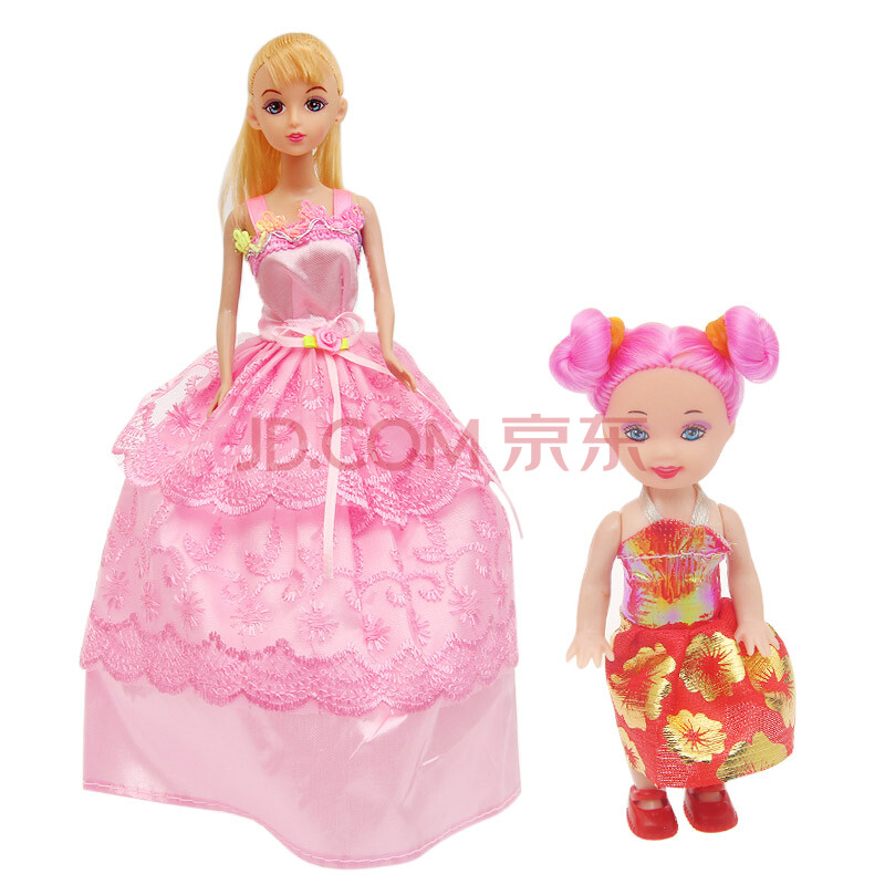 芭比娃娃玩具套装+换装礼盒