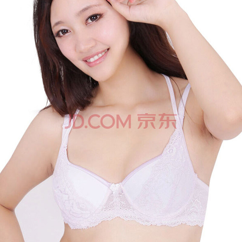 可娃衣+<em>少女</em>聚拢双肩带吊脖薄杯纯棉有托<em>软钢圈文胸</em>