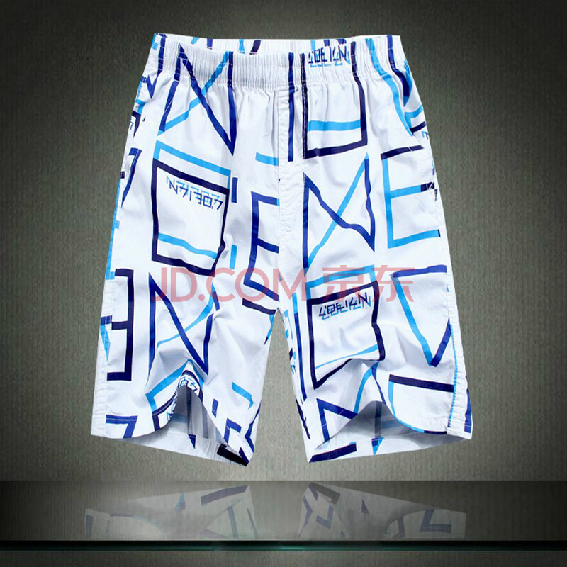 雷登【支持货到付款】2014大码<em>男士花短裤</em>男