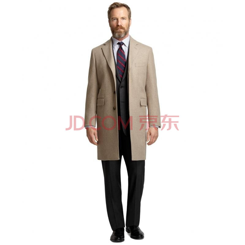 布克兄弟 Brooksbrothers 男式大衣 Tan Q0018