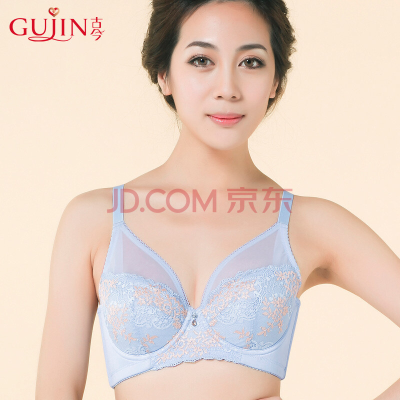 <em>古今</em>/GUJIN 聚拢蕾丝性感全<em>罩杯</em>大码<em>文胸</em>0D2