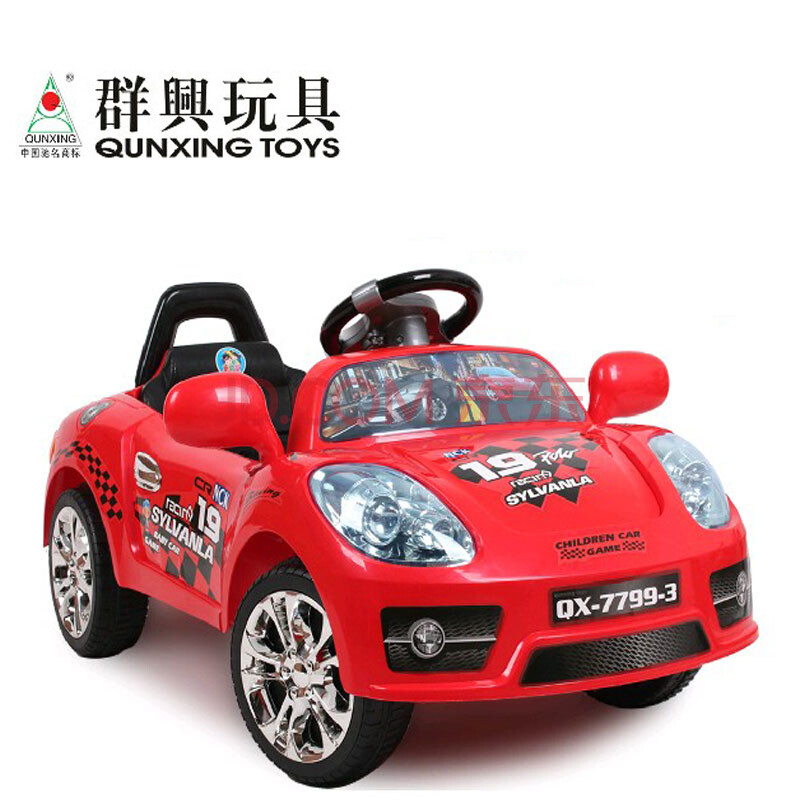 群兴7799-3儿童豪华充电可做遥控儿童电动车