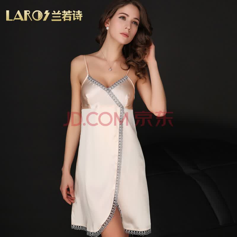 兰若诗 100%桑<em>蚕丝</em>吊带裙<em>女人</em>夏季真丝绸睡衣