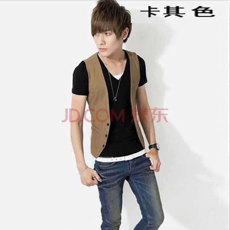 LPD 2014新款男装 <em>夏季男士休闲马甲</em> 商务西服