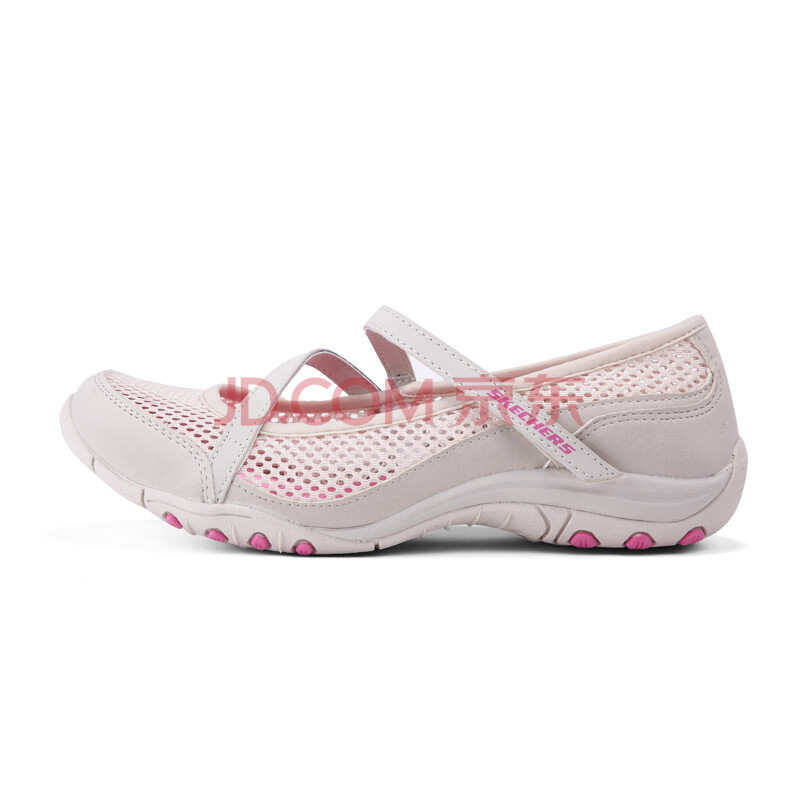 斯凯奇skechers新款套脚女式玛丽珍平底低帮懒人鞋22268 雾色 38