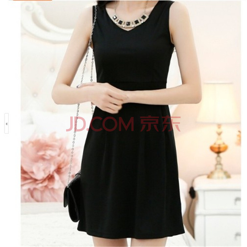 2014春夏新款连衣裙 <em>女装</em>大码无袖<em>背心</em>裙 <em>春季</em>