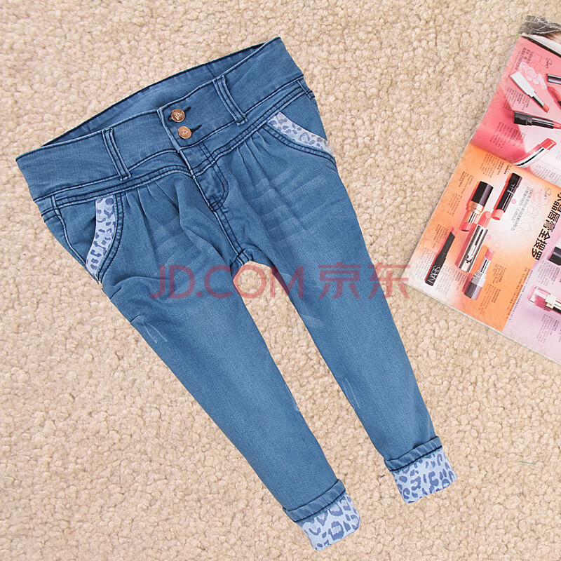253#2013新款韩版<em>女装</em>时尚个性<em>牛仔马裤</em> 图片
