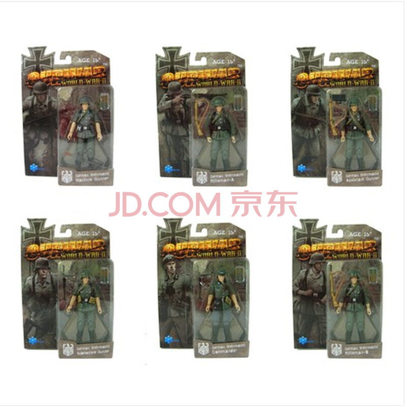 兵人 OURWAR 3.75寸二战东线德军国防军6人