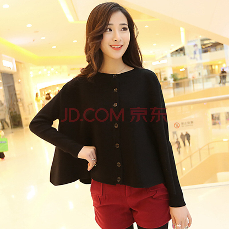 014春装外套女韩版针织衫宽松毛衣<em>开衫斗篷</em>披