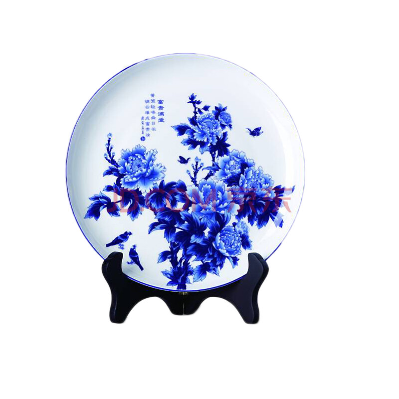 IMOOD 爱家爱生活 富贵满堂看盘 家具青花瓷 