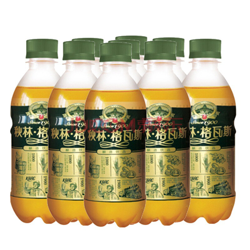 秋林·格瓦斯 绿色饮品纯粮酿造饮料 420ml*12瓶