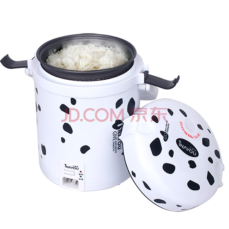 艾纳优 A-288 迷你电饭煲 小电饭锅 迷你饭煲 1L小饭煲 学生宿舍饭煲 白色图片-京东商城