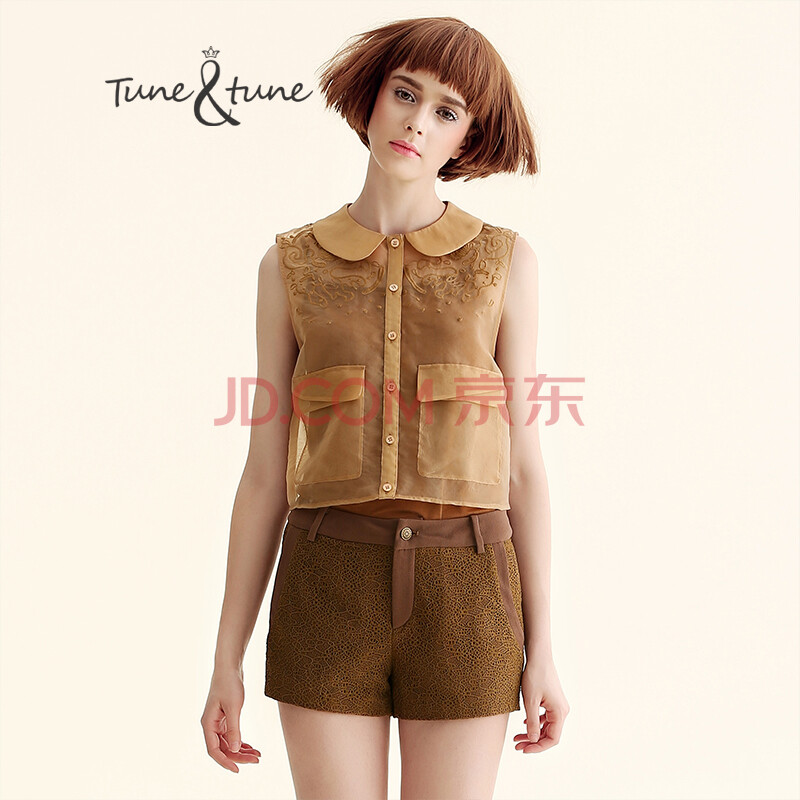 限时6折 tunetune 2013<em>夏装</em>新款<em>女款</em> 欧根纱马