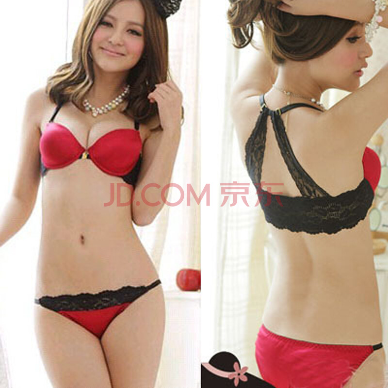 女士内衣礼服前扣美背光面蕾丝性感少女<em>文胸</em>套