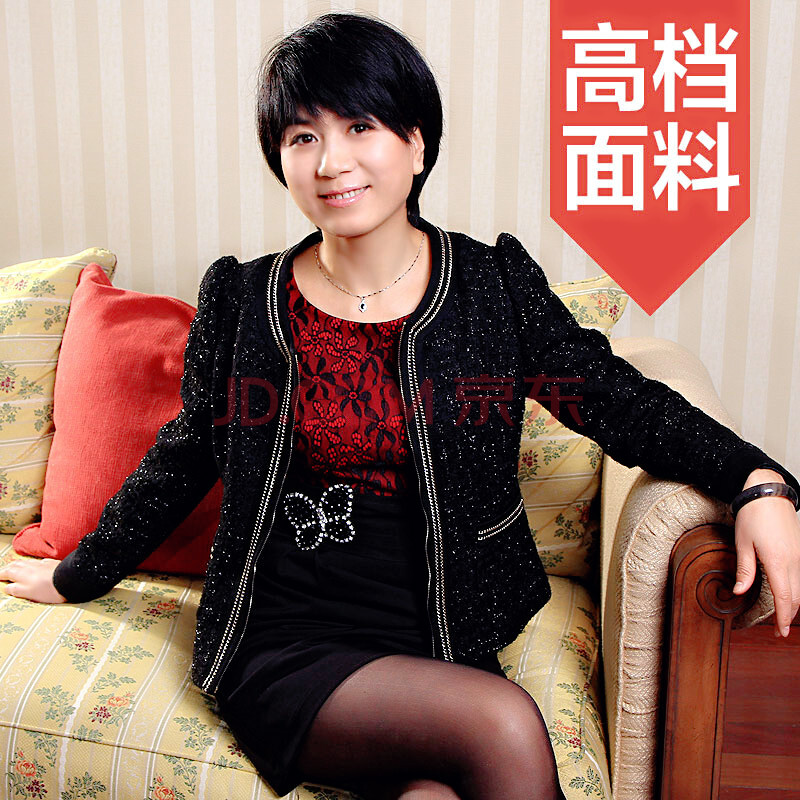 中老年小<em>西服外套</em>女<em>中年女装秋装外套</em>女中老年
