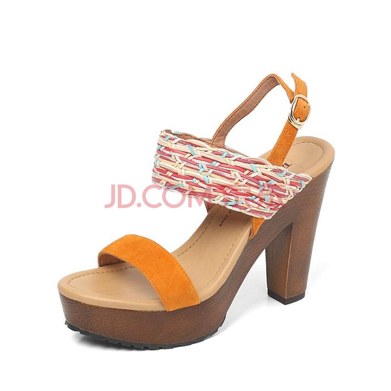 编织席女凉鞋牌子好不好 麻绳编织坡跟凉鞋哪