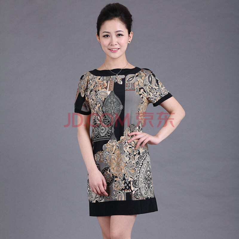 <em>胖女人</em>气质<em>裙子</em>o6186
