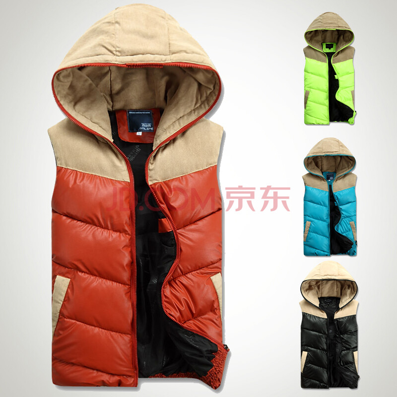 <em>货到付款</em> 2013秋冬新款<em>男马甲</em>背心外套男士撞