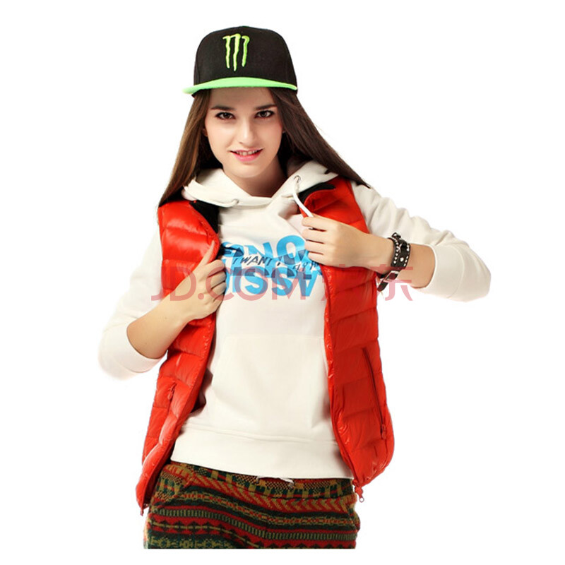 <em>雪中飞羽绒</em>服 <em>女款</em>立领轻薄运动<em>马甲</em>短款 X12