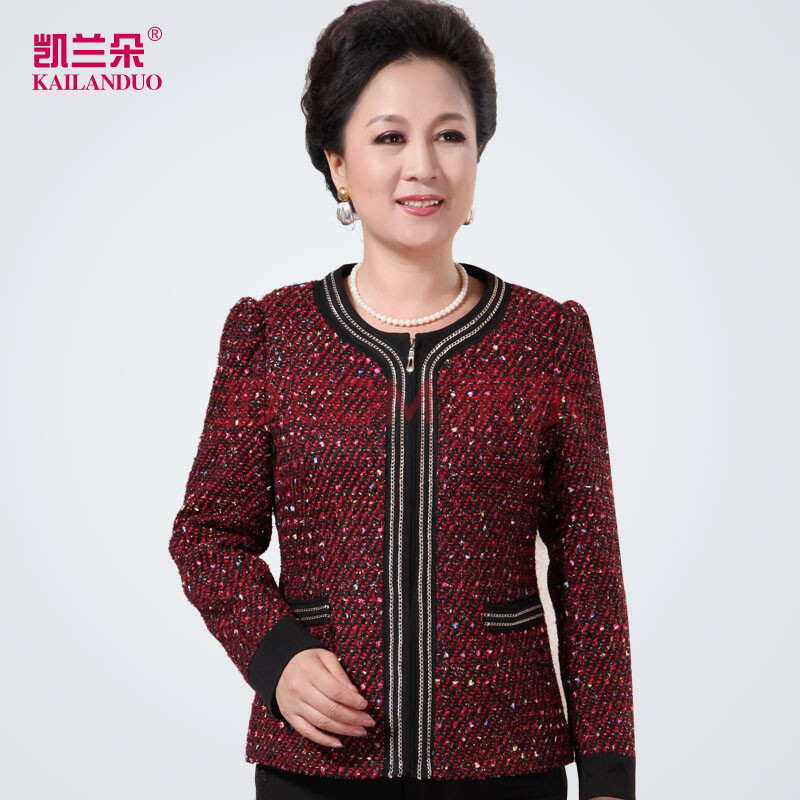 凯兰朵新款中老年<em>女装</em>春秋<em>外套中年</em>女士<em>小西装</em>