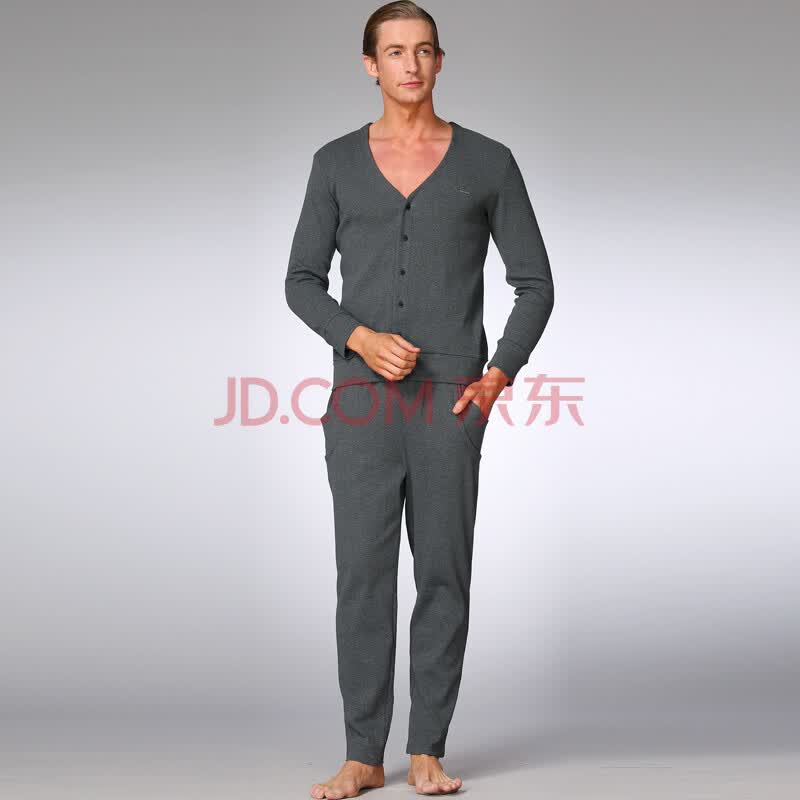 薄款情侣家居服 <em>女人睡衣</em>男士长袖纯棉居家服
