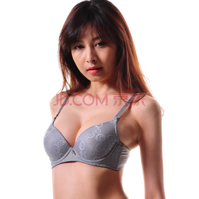 艾黛妮AIDAINI 聚拢暗印花<em>女士</em>内衣 后双排带插