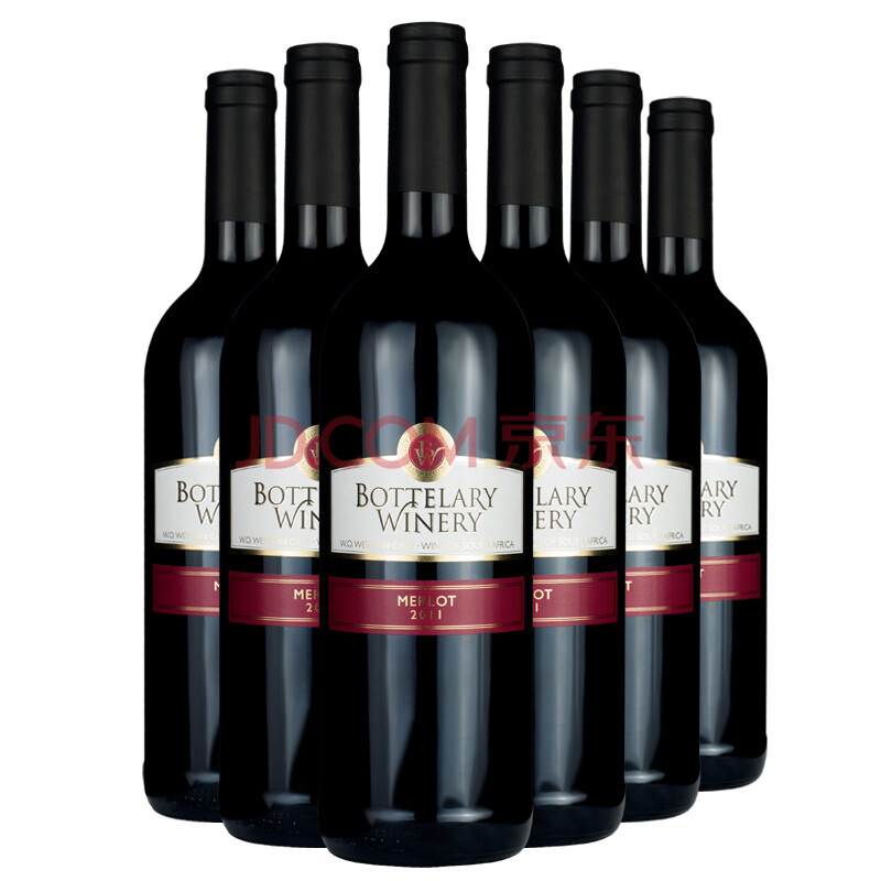 红酒葡萄酒南非干红原瓶进口伯特莱庄园梅乐红