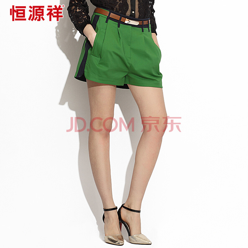 恒源祥百分百正品棉质时尚<em>女短裤</em> 夏款2014热
