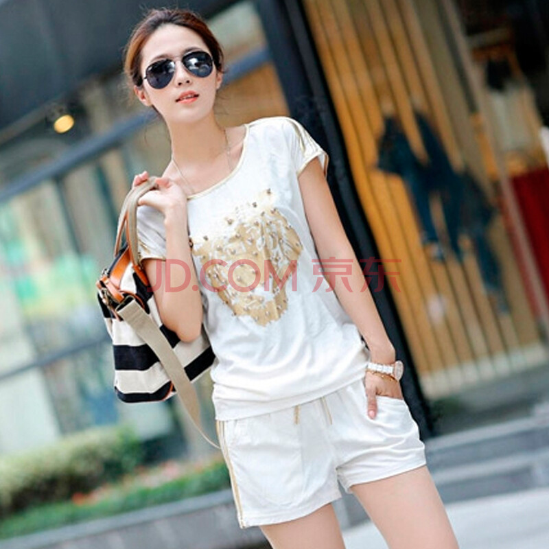 <em>支持货到付款</em> 姿昵叶2014<em>女款</em>新款夏装运动套