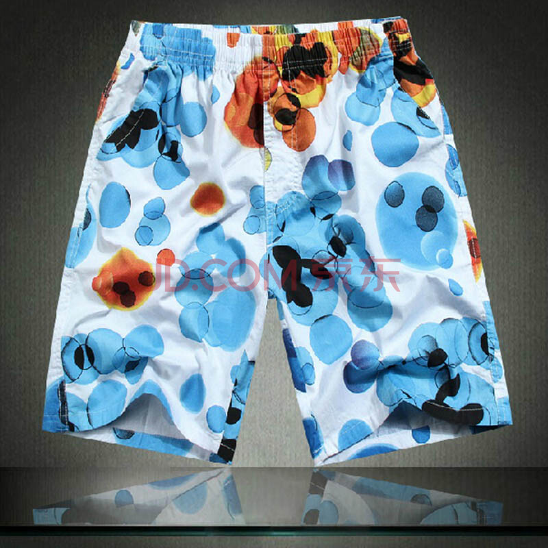 货到付款Jiehan<em>2014新款</em>夏季大码<em>男士</em>花<em>短裤</em>