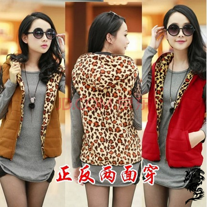 T-HILL86 <em>2014</em>春装新款<em>女士棉马甲</em>女两面穿背