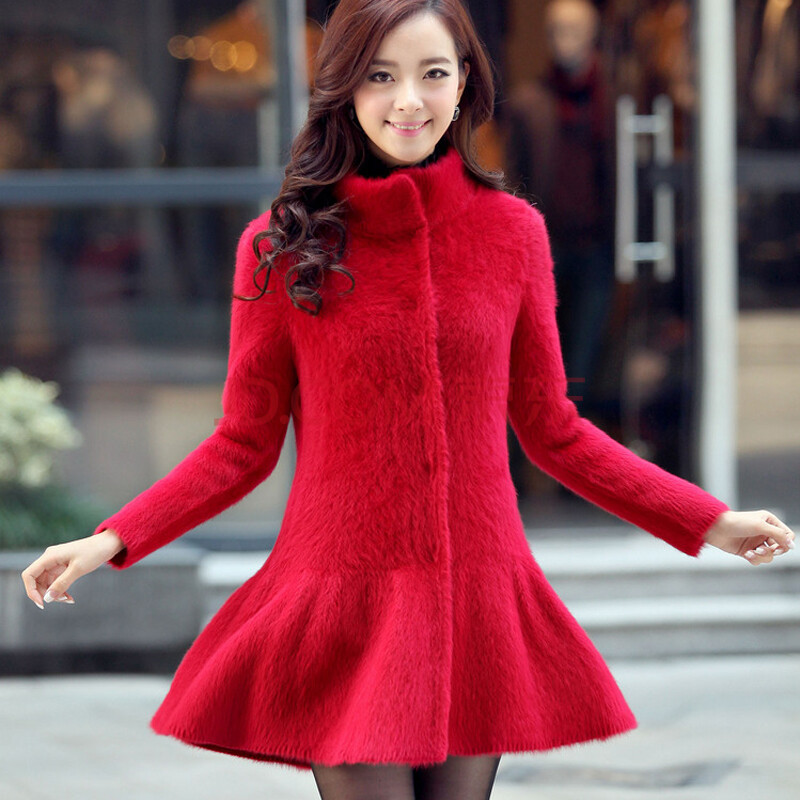 【支持货到付款】摩蒂薇<em>貂绒</em>大衣冬季<em>貂绒毛衣</em>