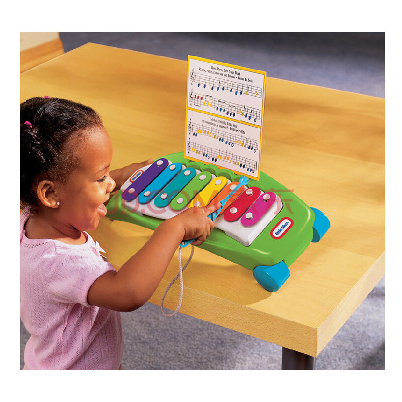 美国小泰克littletikes宝宝木琴手敲琴玩具音乐小