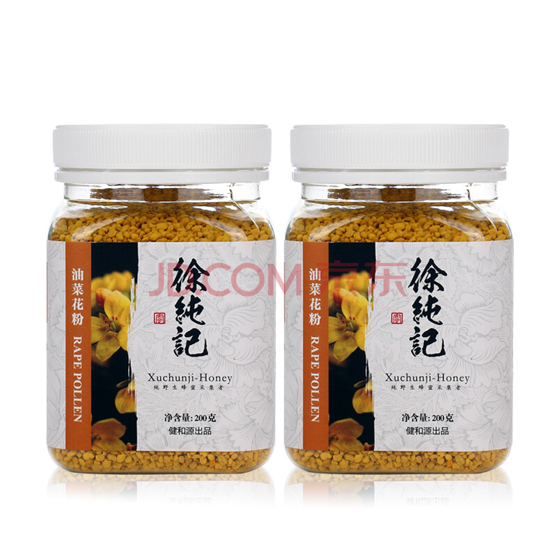 徐纯记非破壁油菜花粉200g*2瓶云南四川贵州