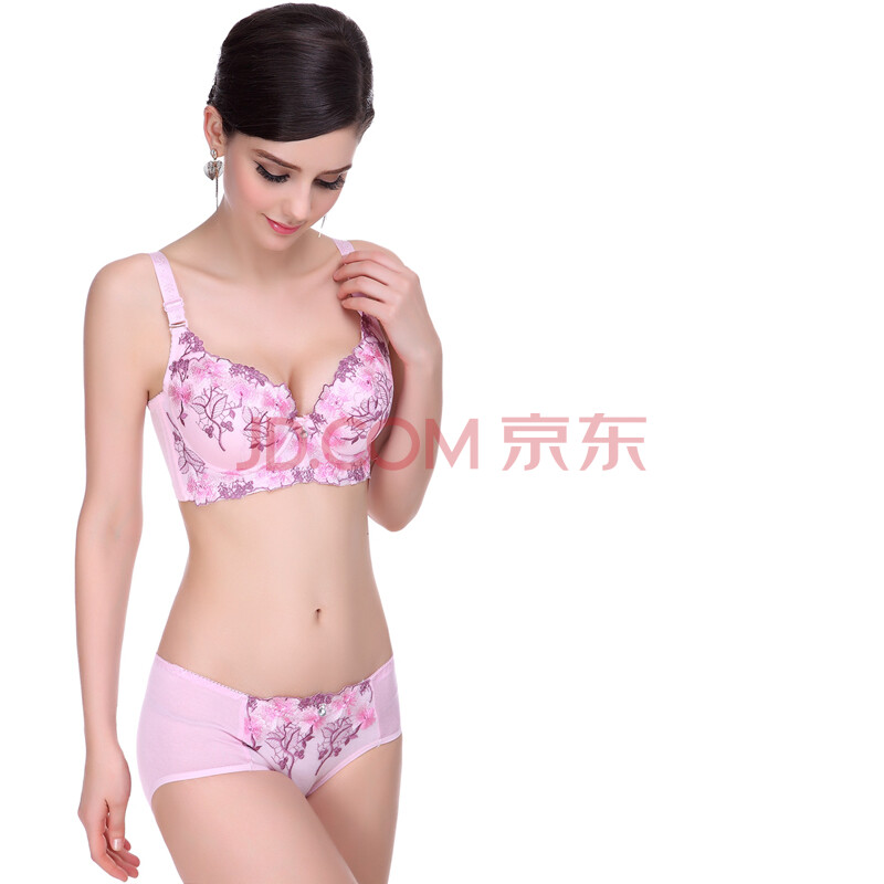 奢华高贵 刺绣蕾丝女士薄杯<em>文胸</em>调整型 <em>聚拢文</em>
