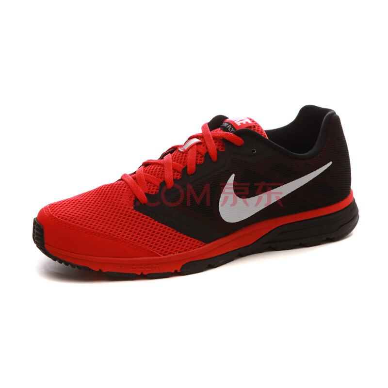 耐克nike男鞋跑步跑步鞋2014新款zoom运动鞋630915-601 浅深红 白 黑