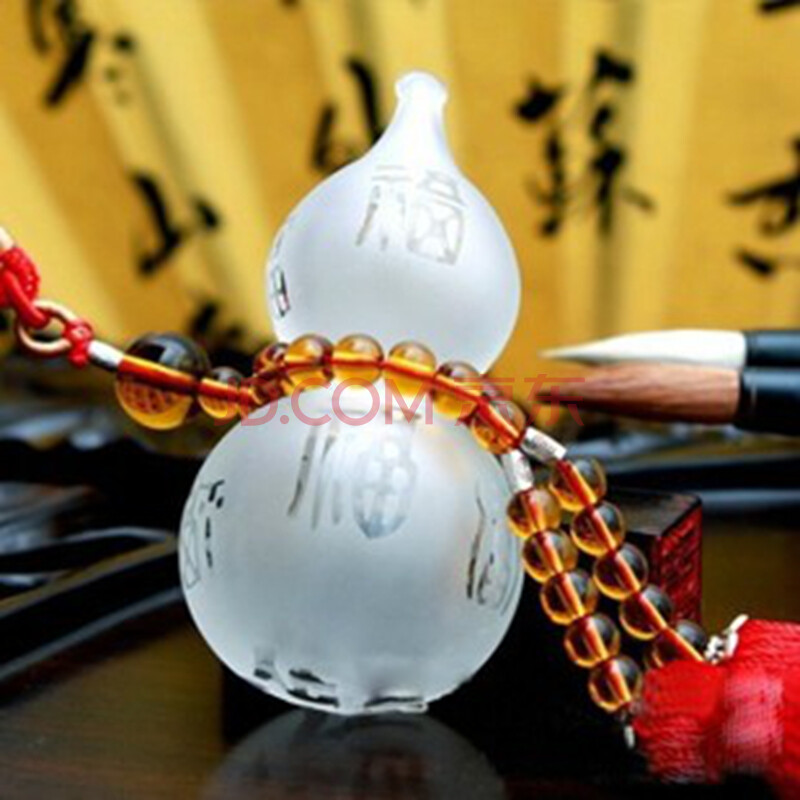 艾美洁 琉璃葫芦 汽车挂件 招财福禄葫芦高档汽车挂饰