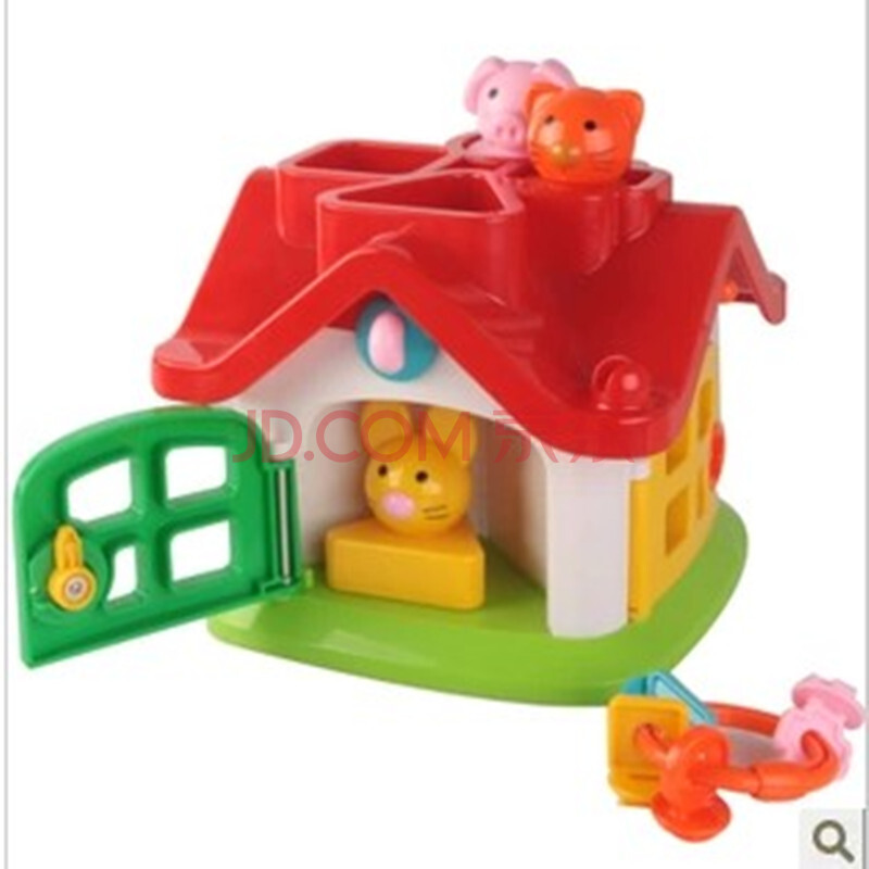 童话Kidsmart家家乐形状小房子益智1 3岁玩具