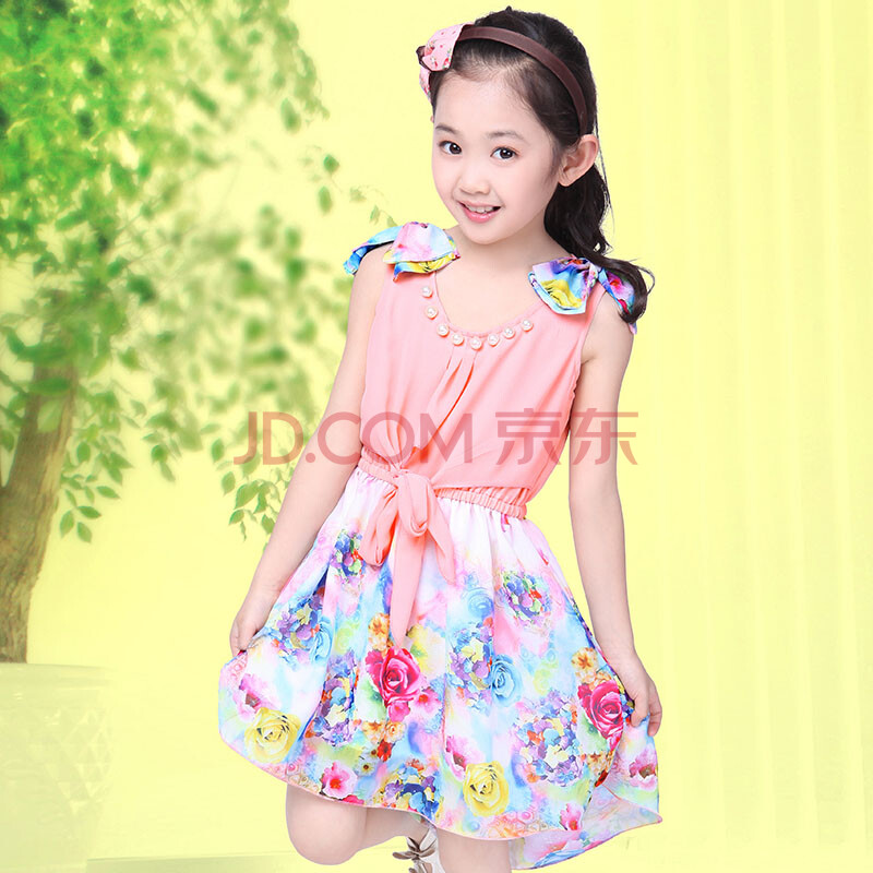 娜伲熊<em>女童</em>夏装<em>2014</em>新款<em>连衣裙</em>童装儿童夏季
