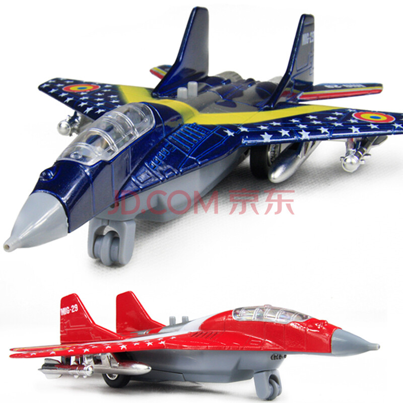 蒂亚多 儿童玩具模型 合金苏式战斗机 超级可爱