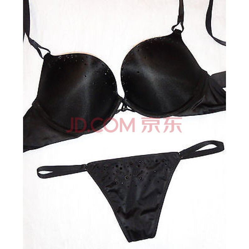 t 维多利亚的秘密 女士纯色内衣套装 <em>文胸34A</em>+
