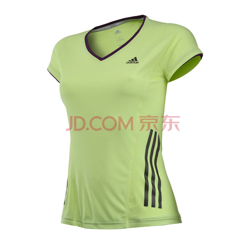 idas阿迪达斯新款生活女装三条纹专业跑步服短