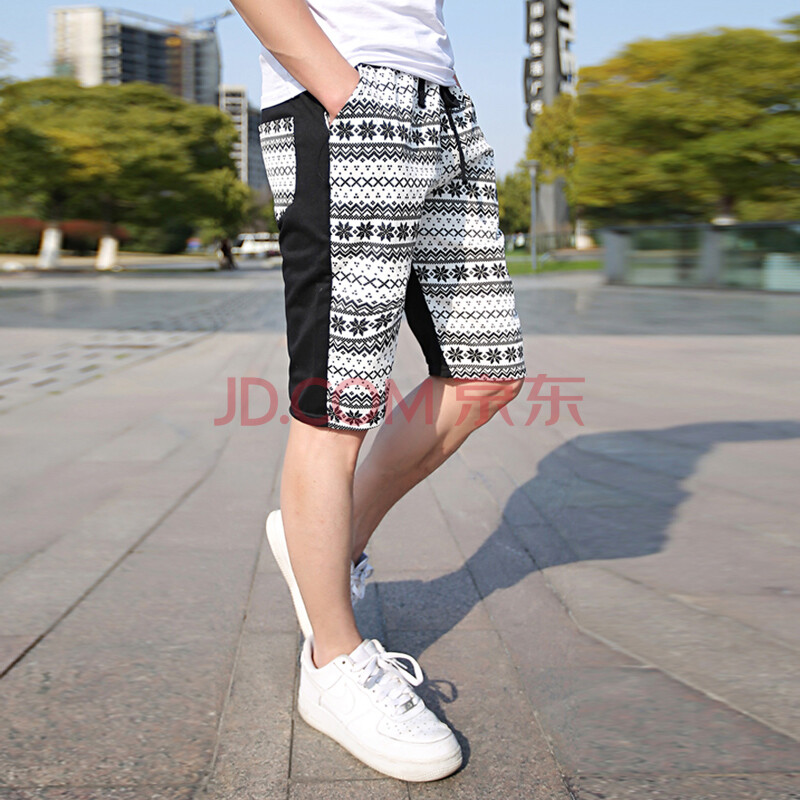 <em>货到付款</em> 古莱登 2014夏季新款<em>男短裤</em>韩版雪花