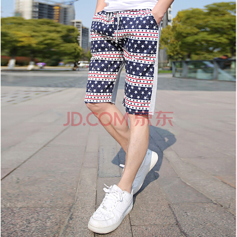 货到付款 古莱登 2014夏季<em>新款男短裤</em>韩版五星