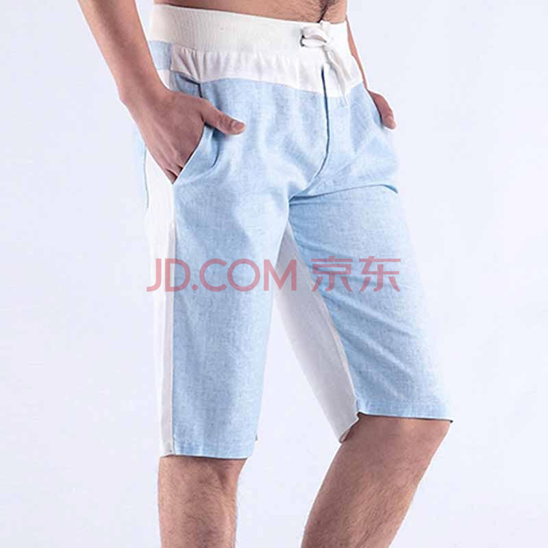 2014夏季新款<em>亚麻</em>短裤春夏款男士<em>休闲短裤男</em>