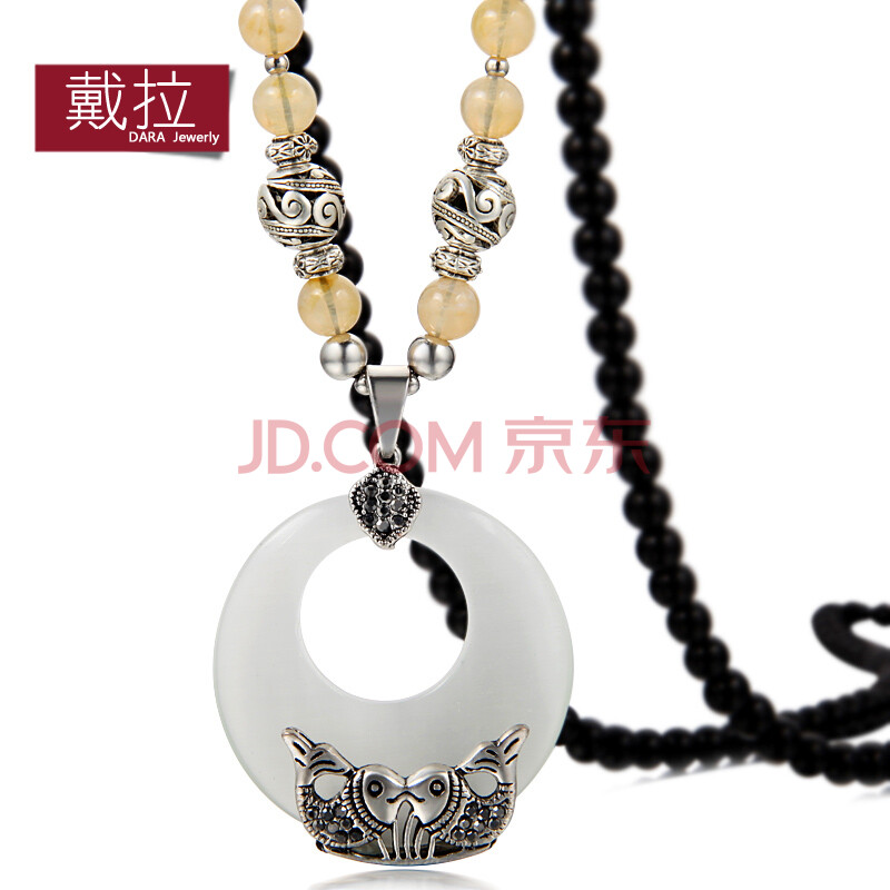 戴拉 长项链女<em>韩版</em>时尚<em>毛衣</em>链长款韩国复古挂