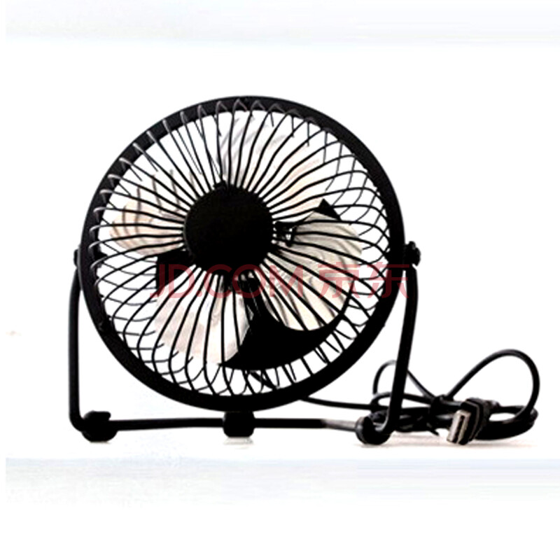 季风岛 纯金属4寸超静音车载电扇 12v/usb小风扇通用
