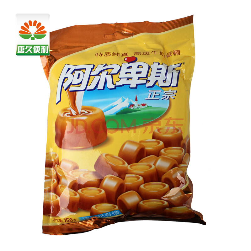 阿尔卑斯原味糖袋装150g