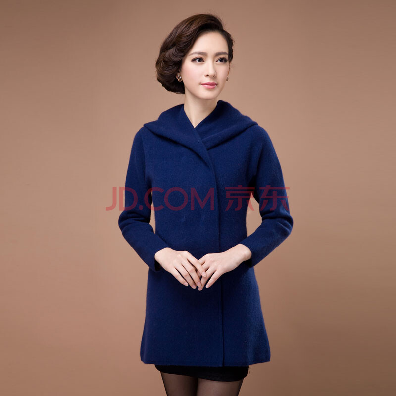 2013貂绒大衣中年女装<em>冬装毛衣开衫</em>外套<em>加厚</em>