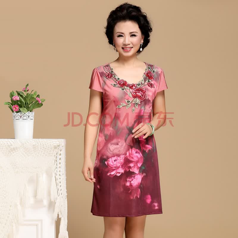 中年旗袍裙<em>夏装</em>性价比 旗袍裙 <em>夏装</em> 时尚质量好